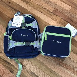 Pottery Barn Kids Mackenzie backpack and lunch bag